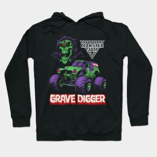 Monster Jam Grave Digger Monster Truck Hoodie